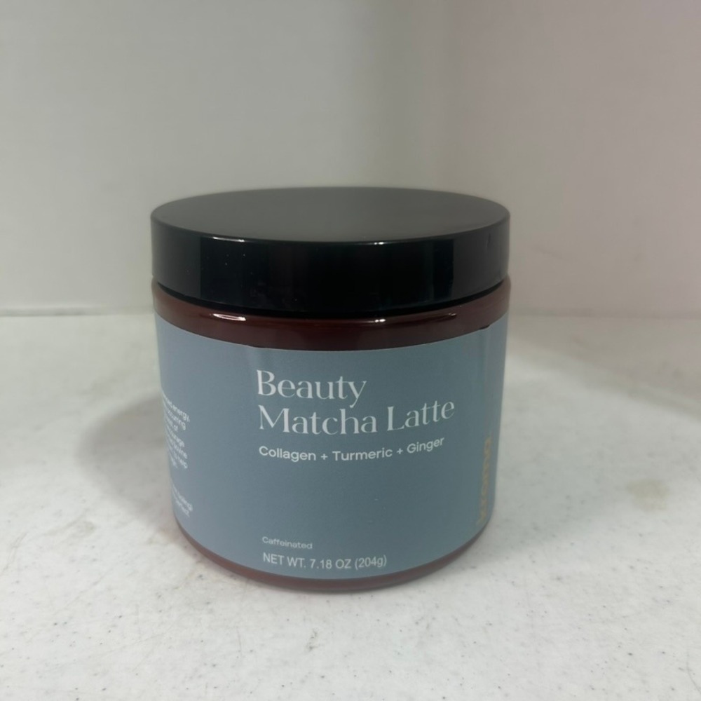 Kroma‎ Wellness Beauty Matcha Latte Collagen Turmeric Ginger 7.18oz Jar NEW
